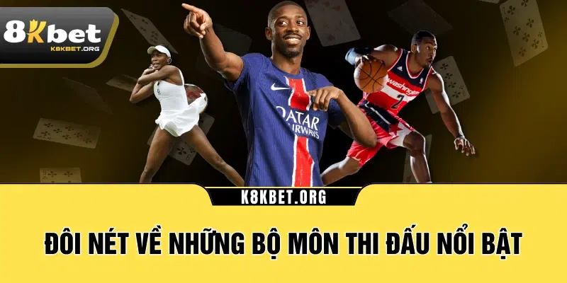 Đôi nét về những bộ môn thi đấu nổi bật